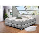 andas Boxspringbett "Salo", Ohne Kopfteil, inkl. Topper, auch in Überlänge 220 cm