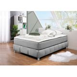 andas Boxspringbett "Salo", Ohne Kopfteil, inkl. Topper, auch in Überlänge 220 cm