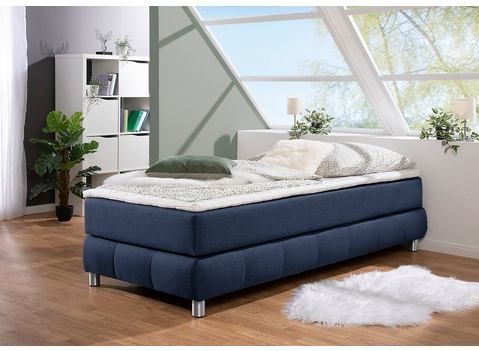 andas Boxspringbett "Salo", Ohne Kopfteil, inkl. Topper, auch in Überlänge 220 cm