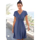 Vivance Jerseykleid mit geometrischem Print, figurschmeichelndes T-Shirtkleid, Sommerkleid