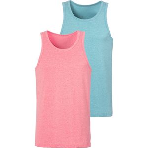 John Devin Tanktop, (Packung, 2 tlg.), in schöner Melange-Optik