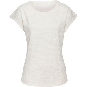 Vivance - Shirt - Crème - Korte Mouwen - Kreukvrije Crêpe-kwaliteit