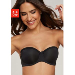 s.Oliver - Balconette BH - Zwart - Demi Cup - Verwijderbare Bandjes - Met Beugel