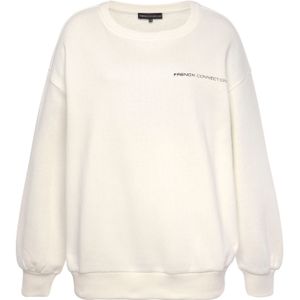 French Connection Sweatshirt - Offwhite - Katoen - Lange Mouwen - Ronde Hals