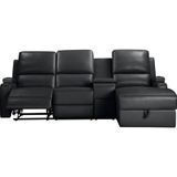 Home affaire Ecksofa "Napori Multimediasofa, 3er Kinosessel XXL, L-Form,", Kinosofa mit Relaxfunktion, Getränkehalter, Staufach und Staukasten