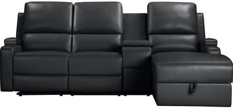 Home affaire Ecksofa "Napori Multimediasofa, 3er Kinosessel XXL, L-Form,", Kinosofa mit Relaxfunktion, Getränkehalter, Staufach und Staukasten