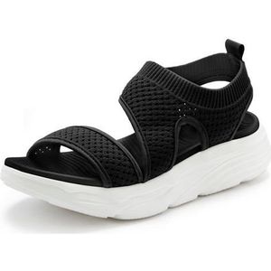 LASCANA Sandale "Sommerschuh", Sandalette, Sommerschuh aus elastischem Textil besonders leicht VEGAN