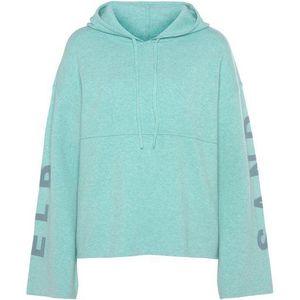 Elbsand - Capuchontrui - Turquoise - Loungewear