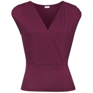 LASCANA Shirttop mit dezenten Raffungen an der Schulter, elastisches Damentop
