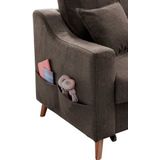 INOSIGN Ecksofa "Valentina L-Form", 2 Zierkissen, mit Seitentasche, ausziehbarer Liegefläche, Bettkasten
