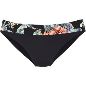 Lascana - Salsa - Bikinibroekje - Zwart Gedessineerd - Recycling-Polyamide