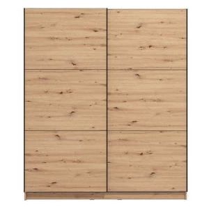 INOSIGN Schwebetürenschrank »Sierra klassischer Kleiderschrank Wäscheschrank 179 oder 217cm breit«, mit kompletter Inneneinteilung, FSC®-zertifizierter Holzwerkstoff