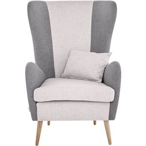 Guido Maria Kretschmer Home&Living Fauteuil Salla bekleding bouclé stof of fijne structuur naar keuze met of zonder hocker, grote fauteuil: afm. bxdxh: 78x94x118cm