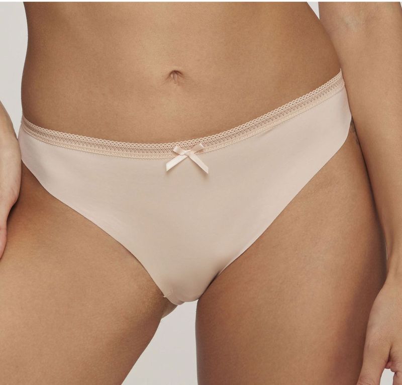 s.Oliver RED LABEL - Beachwear Slip - Poeder - Naadloze Verwerking