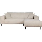 Home affaire Ecksofa ARROS L-Form mit Wellenunterfederung, Maße B/T/H: 235/163/81 cm, incl. Zierkissen, mit Recamiere rechts/links bestellbar, auch in Cord