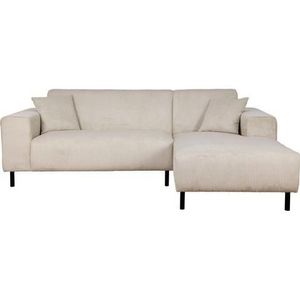 Home affaire Ecksofa ARROS L-Form mit Wellenunterfederung, Maße B/T/H: 235/163/81 cm, incl. Zierkissen, mit Recamiere rechts/links bestellbar, auch in Cord