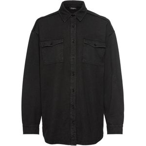 Blouse - Effen - Jersey - Lange Mouwen - Losse Pasvorm