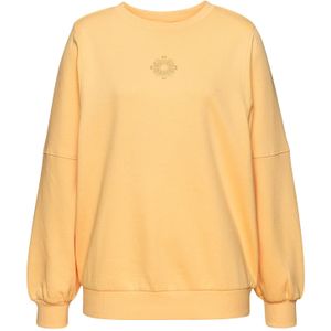 Loungetop - Geel - Met Grote Rugprint - Loungewear