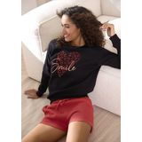 LASCANA Sweatshorts, Lounge-/Relaxshorts mit Bindeband, Loungewear