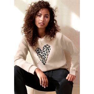 Aboutyou - Sweatshirt - Geribbelde Kraag - Lange Mouwen - Zacht Aanvoelend