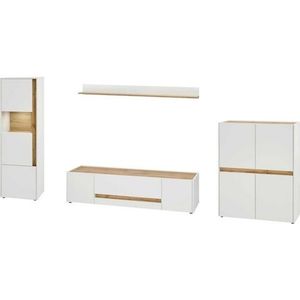 INOSIGN Wandmeubel GIRON (set, 4-delig), breedte ca. 350 cm, moderne woonkamer-set in 2 kleuren