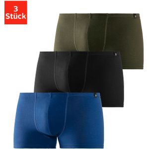 le jogger Boxer "Boxershorts für Herren", (Packung, 3 St.), schmaler Bund mit Markenlabel