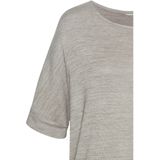 LASCANA Rundhalsshirt »mit breitem Ärmelumschlag«, aus weichem Viskose-Feinstrick