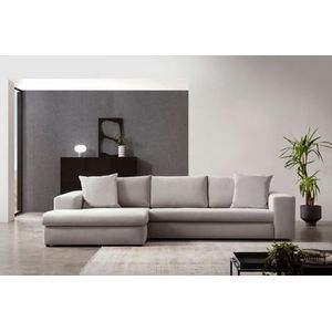 andas Ecksofa »SLEETLAND XXL in Samtvelours oder Vintage-Leder-Optik, L-Form,«, besonders groß und bequem