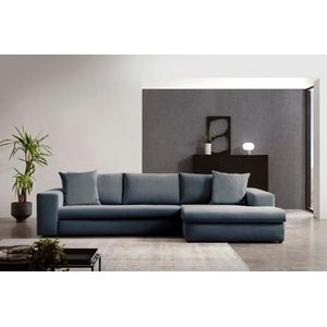 andas Ecksofa "SLEETLAND XXL in Samtvelours oder Vintage-Leder-Optik, L-Form,", besonders groß und bequem