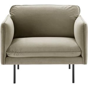 andas Fauteuil Levon in een moderne look, met metalen poten