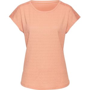 Vivance - Shirt - Peach - Korte Mouwen - Kreukvrije Crêpe-kwaliteit