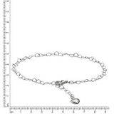 Firetti Fußkette »Schmuck Geschenk Silber 925 Herzen«
