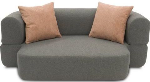 INOSIGN Schlafsofa »Denair oval Federkern«, 2-Sitzer durch Klappen verwandeln in eine Liegefläche