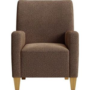 Home affaire Fauteuil Viva met binnenvering, met eikenhouten poten