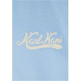 Karl Kani - Shirt - Lichtblauw - Effen - Halve Mouw