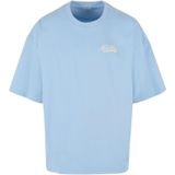 Karl Kani - Shirt - Lichtblauw - Effen - Halve Mouw