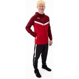 Jako - Iconic - Hoodie - Rood/Bordeaux - Met Kap