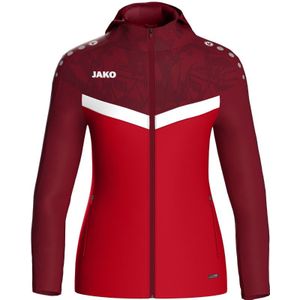 Jako - 6824D - Jas met Kap - Zwart - 100% Gerecycled Polyester
