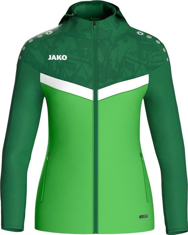 Jako - Iconic Hoodie - Zachtgroen - 100% Gerecycled Polyester