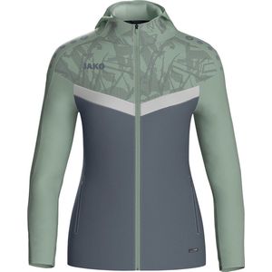 JAKO - Iconische Jas - Dames - Groen - Polyester