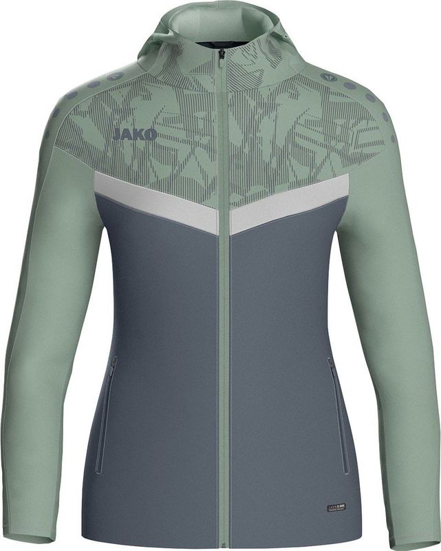 JAKO - Iconische Jas - Dames - Groen - Polyester