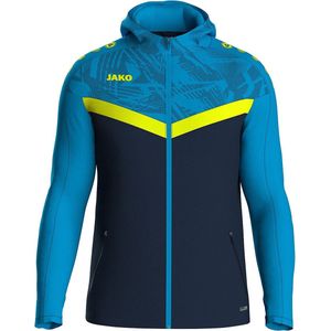 Jako - Iconic Hoodie - Kleding - Marine - Chilirood - Gerecycled Polyester