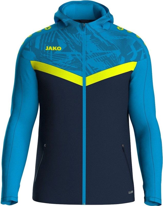 Jako - Iconic Hoodie - Marine - Chilirood - Gerecycled Polyester