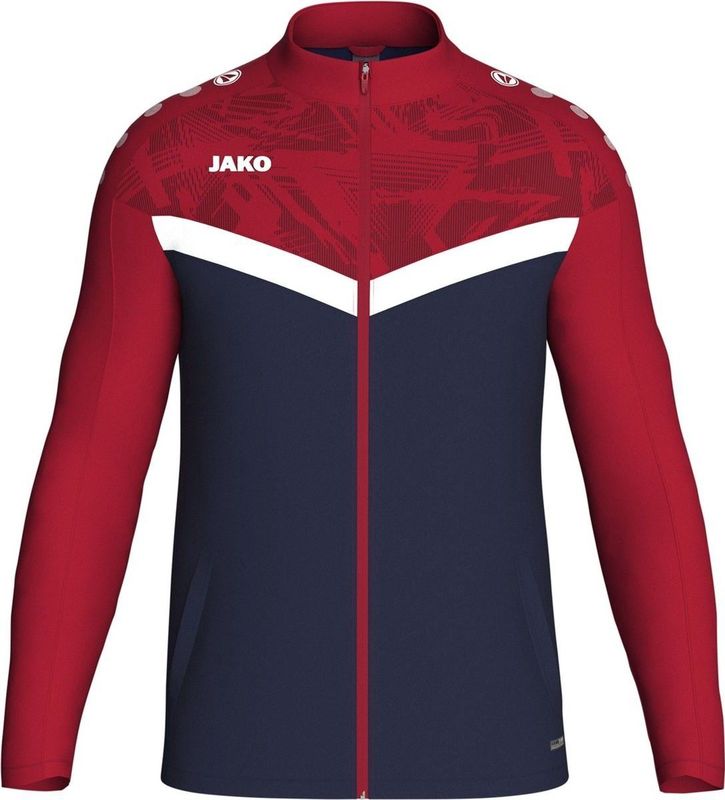 Jako - Iconic - Polyestervest - Marine / Chilirood
