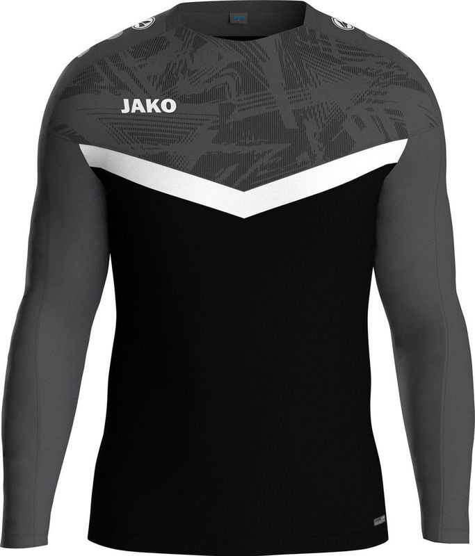 Jako - Iconic - Sweater - Zwart - 50% Gerecycled Polyester
