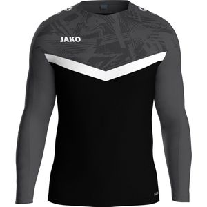 Jako - Iconic - Sweater - Zwart - 50% Gerecycled Polyester