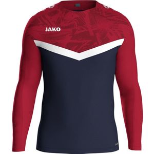 Jako Iconic Sweater Kinderen - Marine / Chilirood |