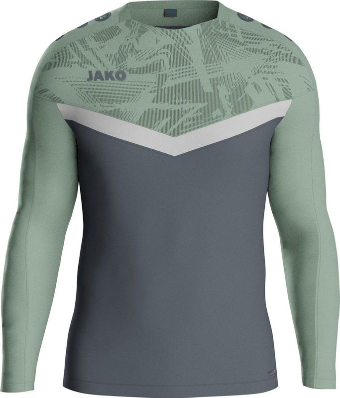 Jako Iconic Sweater Kinderen - Zachtgrijs / Mintgroen / Antra Light |