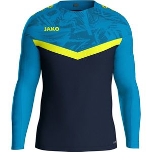 Jako Iconic Sweater Kinderen - Marine / Chilirood |