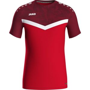 Jako Iconic T-Shirt Kinderen - Rood Bordeaux